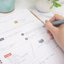 Load image into Gallery viewer, Pre-Order 2026 Coastal Calm Large Hard Cover Planner
