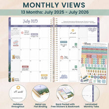Load image into Gallery viewer, 2025-2026 Mystical Mountains Soft Cover Planner
