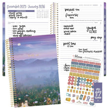 Load image into Gallery viewer, Pre-Order 2026 Mystical Mountains Soft Cover Planner
