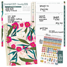 Load image into Gallery viewer, Pre-Order 2026 Pink Poppies Soft Cover Planner
