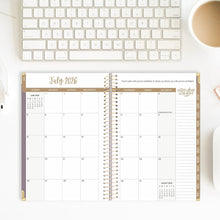 Load image into Gallery viewer, 2026-27 Small Purple Linen Hard Cover Planner
