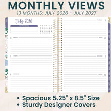 Load image into Gallery viewer, 2026-27 Small Seaside Whimsy Hard Cover Planner
