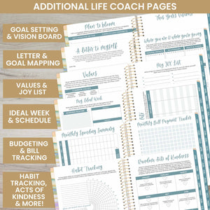 2025 Watercolor Waves, Soft Cover Planner