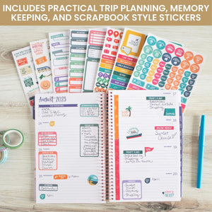 Travel and Trip Planning Sticker Sheets