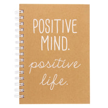 Load image into Gallery viewer, Positive Mind Positive Life Hard Cover Spiral Notebook
