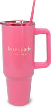 Load image into Gallery viewer, kate spade new york, Pink Stainless Steel 40oz. Tumbler
