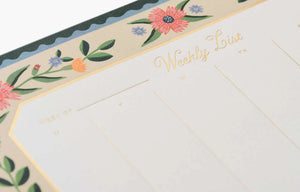 Aster Weekly Desk Pad