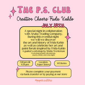 The P.S. Club, Creative Cheers: Frida Kahlo