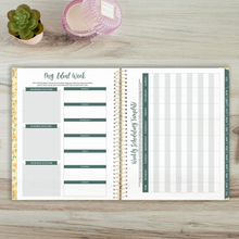 Load image into Gallery viewer, 2026-2027 Large Butter Yellow Daisies Hard Cover Planner

