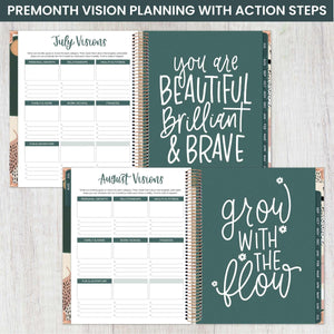 2023-2024 Green Modern Abstract Vision Planner