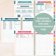 Load image into Gallery viewer, 2025-2026 Teacher Planner, With 3 Interchangeable Covers: Bold &amp; Bright
