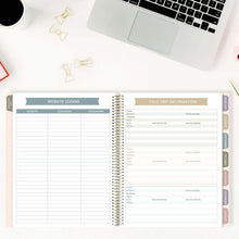 Load image into Gallery viewer, 2025-2026 Teacher Planner, With 3 Interchangeable Covers: Cool Tones
