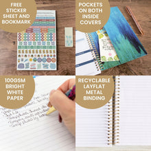 Load image into Gallery viewer, Blue Kintsugi 2024 Soft Cover Planner
