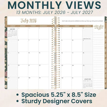 Load image into Gallery viewer, 2026-2027 Butterfly Garden Soft Cover Planner
