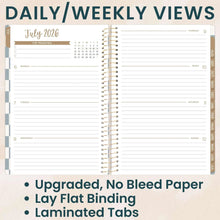 Load image into Gallery viewer, 2026-2027 Checkered Soft Cover Planner
