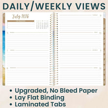 Load image into Gallery viewer, 2026-2027 Coastal Calm Soft Cover Planner
