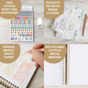 2025 White Eucalyptus, Soft Cover Planner