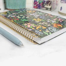 Load image into Gallery viewer, Pre-Order 2026 Navy Garden Party Soft Cover Planner
