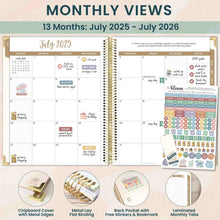 Load image into Gallery viewer, 2025-26 Vision Planner, Spread Kindness Like Wildflowers
