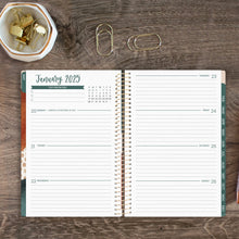 Load image into Gallery viewer, 2025 Green Earthy Abstract, Soft Cover Planner
