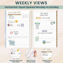 Load image into Gallery viewer, 2025-2026 Iridescent Opal Soft Cover Planner
