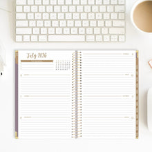 Load image into Gallery viewer, 2026-27 Small Purple Linen Hard Cover Planner
