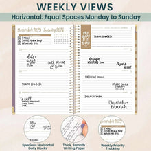 Load image into Gallery viewer, Pre-Order 2026 Small Purple Linen Hard Cover Planner
