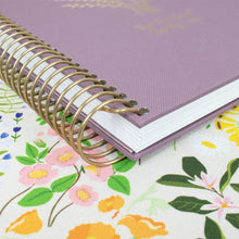 Load image into Gallery viewer, Pre-Order 2026 Small Purple Linen Hard Cover Planner
