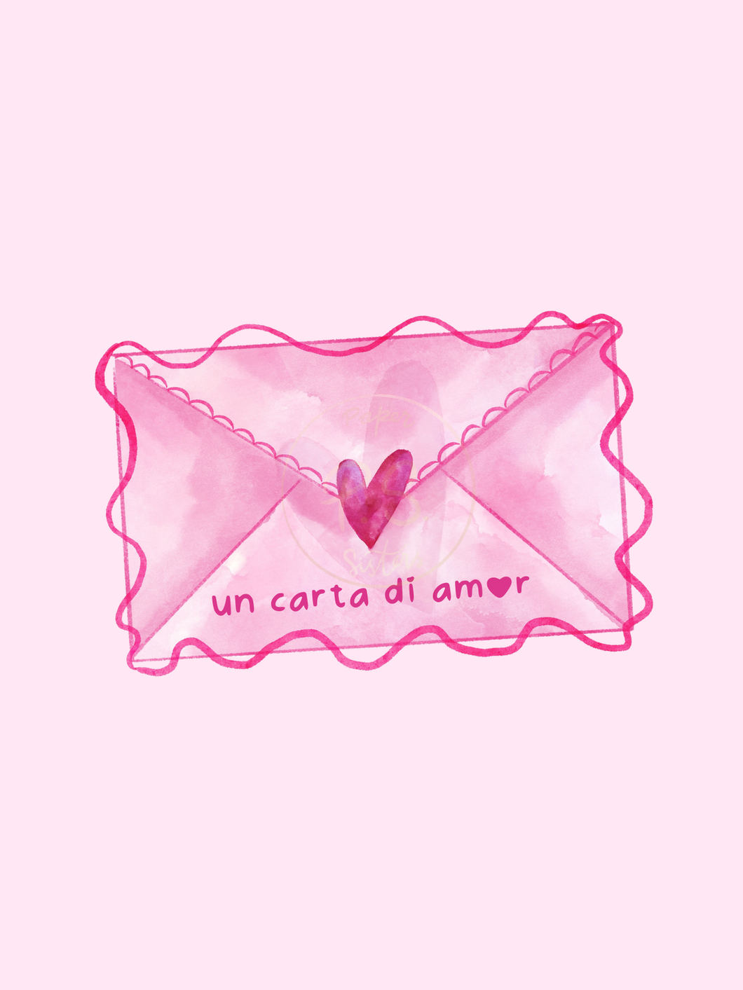 Un Carta di Amor Greeting Card