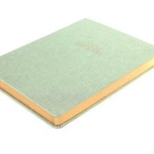 Load image into Gallery viewer, Light Green Fabric-Bound Journal
