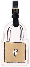 Load image into Gallery viewer, kate spade new york, Gold Lock, Luggage Tag
