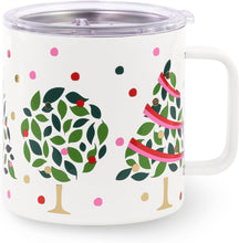 Load image into Gallery viewer, Evergreen Confetti Dot, Stainless Steel Coffee Mug
