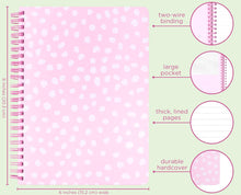 Load image into Gallery viewer, Pink Dot Mini Notebook
