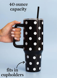 kate spade new york, Picture Dot Stainless Steel 40oz. Tumbler