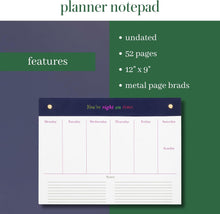 Load image into Gallery viewer, kate spade new york You&#39;re Right On Time, Weekly Planner Notepad
