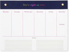 Load image into Gallery viewer, kate spade new york You&#39;re Right On Time, Weekly Planner Notepad
