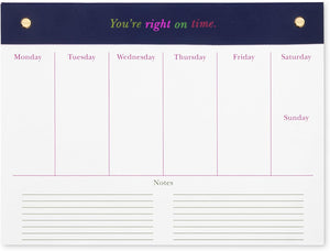 kate spade new york You're Right On Time, Weekly Planner Notepad