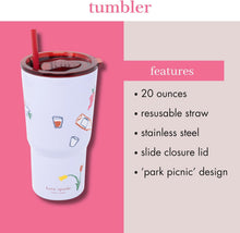 Load image into Gallery viewer, kate spade new york, Park Picnic, Stainless Steel 20oz Tumbler
