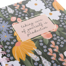 Load image into Gallery viewer, Taking Care Of Yourself Is Productive Hard Cover Spiral Notebook
