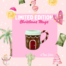 Load image into Gallery viewer, Red, Gingerbread House Mug
