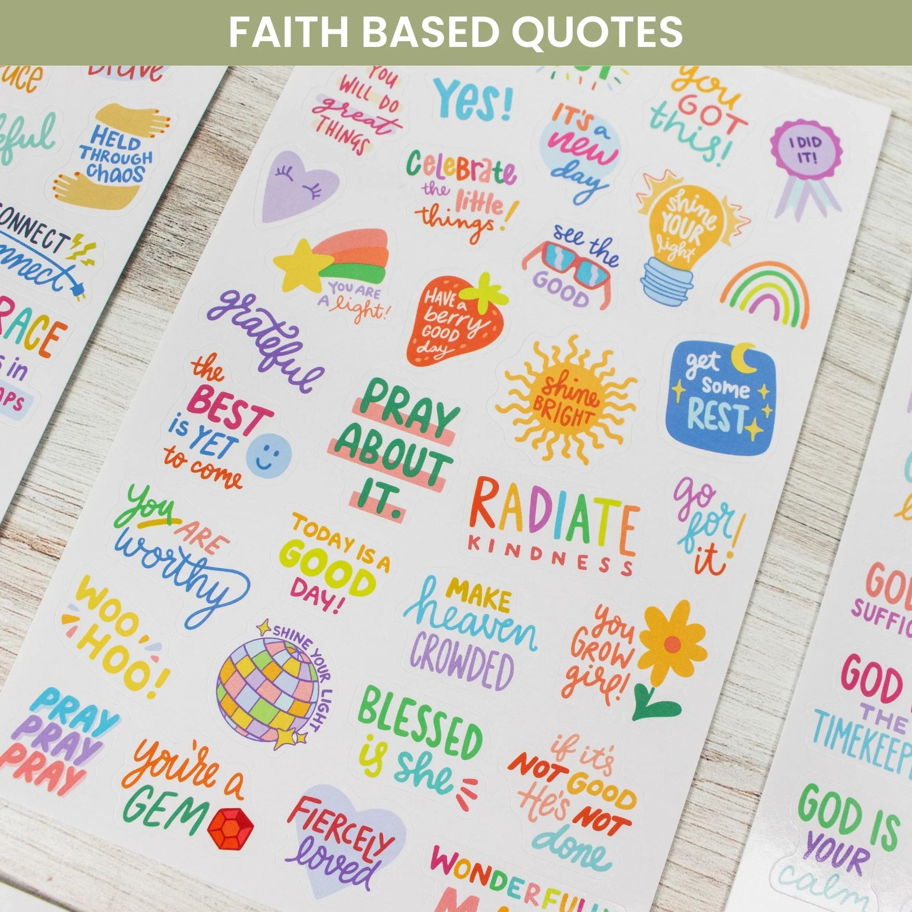 Rooted In Faith Planner Sticker Pack – Paper Sisters