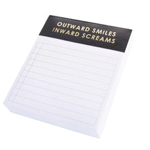 Load image into Gallery viewer, Smiles And Screams Jotter Notepad
