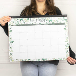 2023-2024 Greenery Desk & Wall Calendar