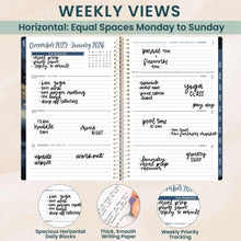 Load image into Gallery viewer, Pre-Order 2026 Midnight Sky Soft Cover Planner
