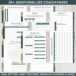 2023-2024 Green Modern Abstract Vision Planner