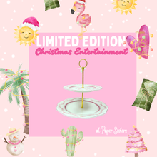 Load image into Gallery viewer, Winter Wonderland High Tea Serving Trays
