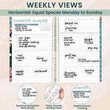 Load image into Gallery viewer, Pre-Order 2026 Blooming Wildly Floral Soft Cover Planner
