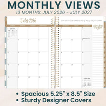 Load image into Gallery viewer, 2026-2027 Checkered Soft Cover Planner

