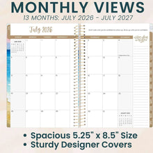 Load image into Gallery viewer, 2026-2027 Coastal Calm Soft Cover Planner
