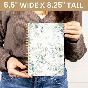 2025 White Eucalyptus, Soft Cover Planner